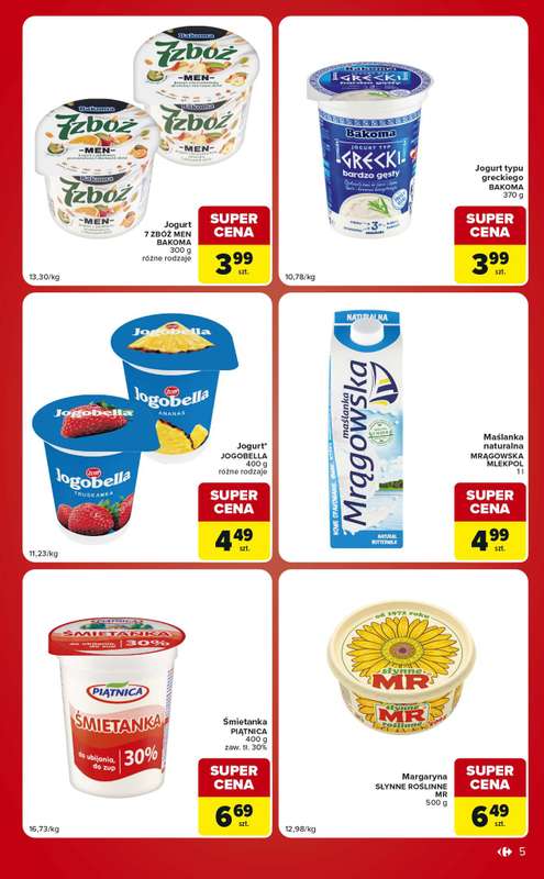Carrefour Market - gazetka promocyjna Gazetka Ekspresowe zakupy od wtorku 25.08 do poniedziałku 31.08 - strona 5