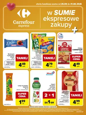 Carrefour Express - gazetka promocyjna Gazetka Express od wtorku 25.08 do poniedziałku 31.08 - strona 2