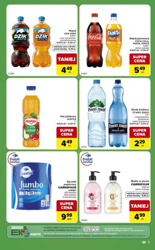 Carrefour Express - gazetka promocyjna Gazetka Express od wtorku 25.08 do poniedziałku 31.08 - strona 5