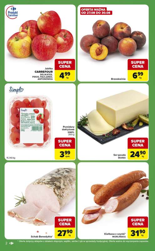 Carrefour Express - gazetka promocyjna Gazetka Express od wtorku 25.08 do poniedziałku 31.08 - strona 2