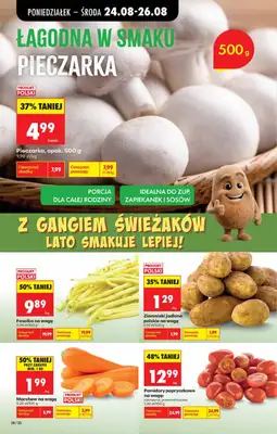 Biedronka - gazetka promocyjna Od poniedziałku od poniedziałku 24.08 do soboty 29.08 - strona 24