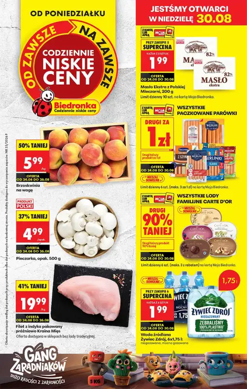 Biedronka - gazetka promocyjna Od poniedziałku  
