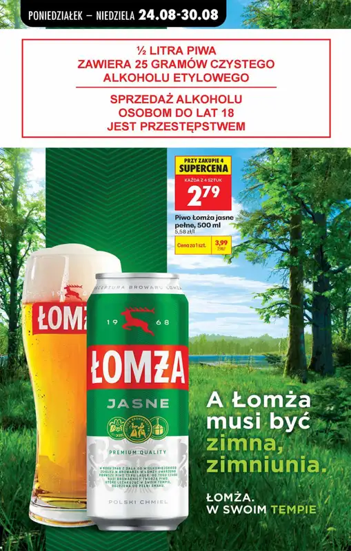 Biedronka - gazetka promocyjna Od poniedziałku od poniedziałku 24.08 do soboty 29.08 - strona 80
