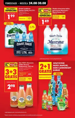 Biedronka - gazetka promocyjna Od poniedziałku od poniedziałku 24.08 do soboty 29.08 - strona 9