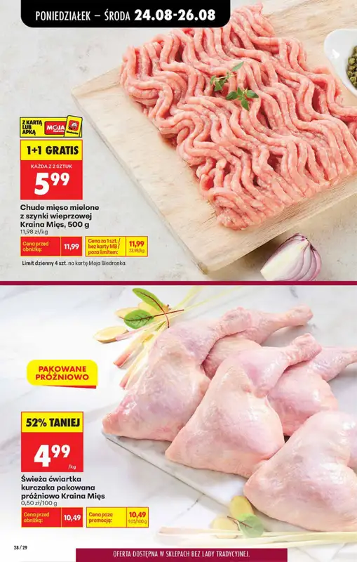 Biedronka - gazetka promocyjna Od poniedziałku od poniedziałku 24.08 do soboty 29.08 - strona 28