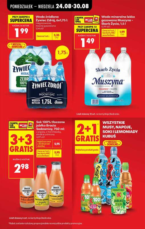 Biedronka - gazetka promocyjna Od poniedziałku, Z ladą tradycyjną od poniedziałku 24.08 do soboty 29.08 - strona 9