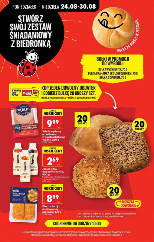 Biedronka - gazetka promocyjna Od poniedziałku, Z ladą tradycyjną od poniedziałku 24.08 do soboty 29.08 - strona 67