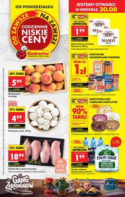 Biedronka - gazetka promocyjna Od poniedziałku, Z ladą tradycyjną od poniedziałku 24.08 do soboty 29.08