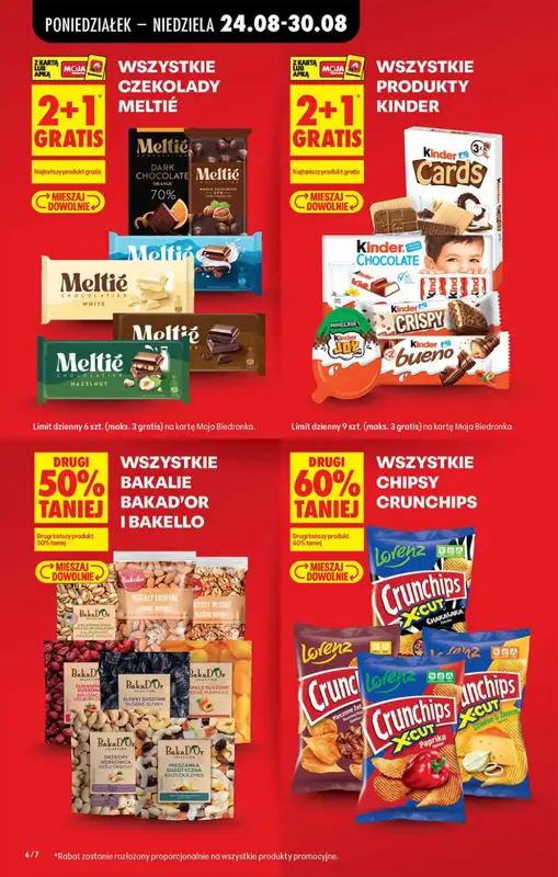 Biedronka - gazetka promocyjna Od poniedziałku, Z ladą tradycyjną od poniedziałku 24.08 do soboty 29.08 - strona 6