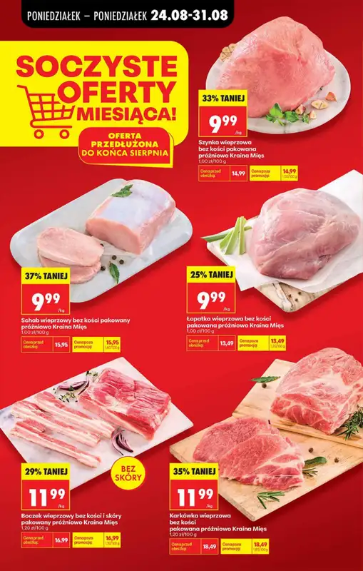 Biedronka - gazetka promocyjna Od poniedziałku, Z ladą tradycyjną od poniedziałku 24.08 do soboty 29.08 - strona 84