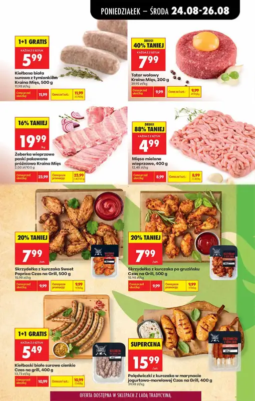 Biedronka - gazetka promocyjna Od poniedziałku, Z ladą tradycyjną od poniedziałku 24.08 do soboty 29.08 - strona 31