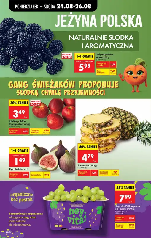 Biedronka - gazetka promocyjna Od poniedziałku, Z ladą tradycyjną od poniedziałku 24.08 do soboty 29.08 - strona 26