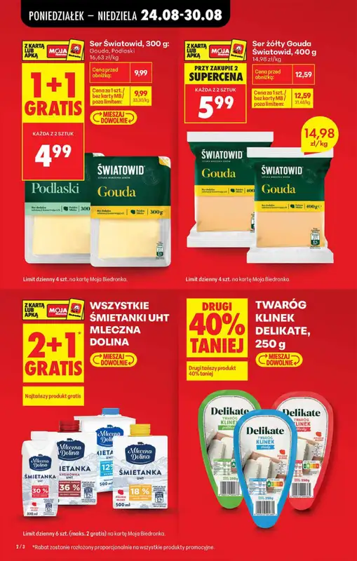Biedronka - gazetka promocyjna Od poniedziałku, Z ladą tradycyjną   - strona 2