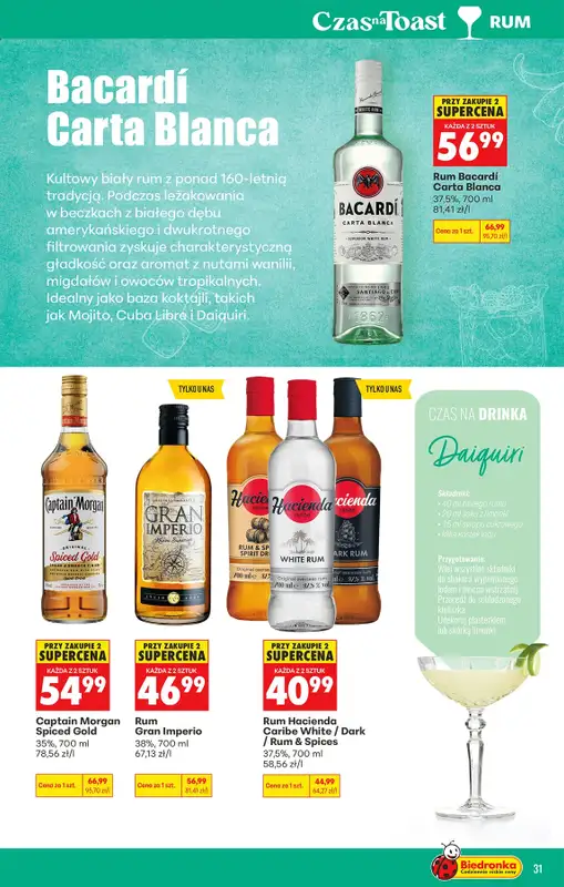 Biedronka - gazetka promocyjna Czas na Toast! od poniedziałku 24.08 do soboty 05.09 - strona 33
