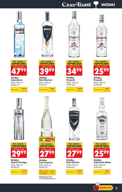 Biedronka - gazetka promocyjna Czas na Toast! od poniedziałku 24.08 do soboty 05.09 - strona 25
