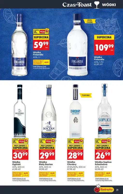 Biedronka - gazetka promocyjna Czas na Toast! od poniedziałku 24.08 do soboty 05.09 - strona 23