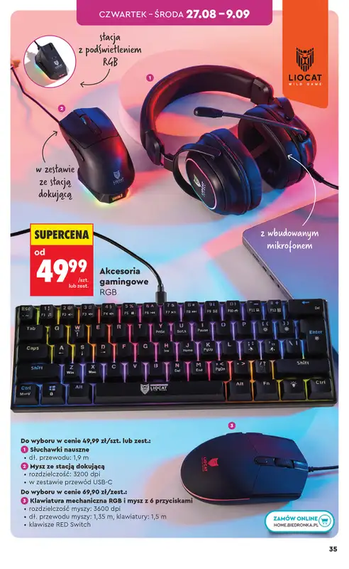 Biedronka - gazetka promocyjna Hity i inspiracje, od 24.08 od poniedziałku 24.08 do środy 09.09 - strona 39