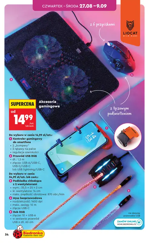 Biedronka - gazetka promocyjna Hity i inspiracje, od 24.08 od poniedziałku 24.08 do środy 09.09 - strona 38
