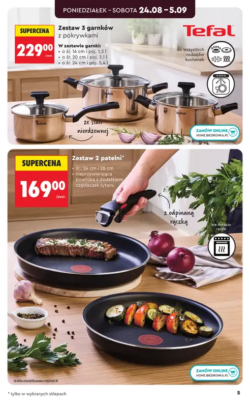 Biedronka - gazetka promocyjna Hity i inspiracje, od 24.08 od poniedziałku 24.08 do środy 09.09 - strona 9