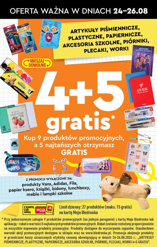 Biedronka - gazetka promocyjna Hity i inspiracje, od 24.08 od poniedziałku 24.08 do środy 09.09 - strona 3
