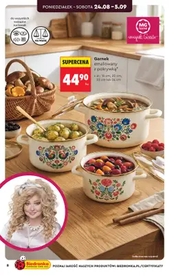 Biedronka - gazetka promocyjna Hity i inspiracje, od 24.08 od poniedziałku 24.08 do środy 09.09 - strona 12