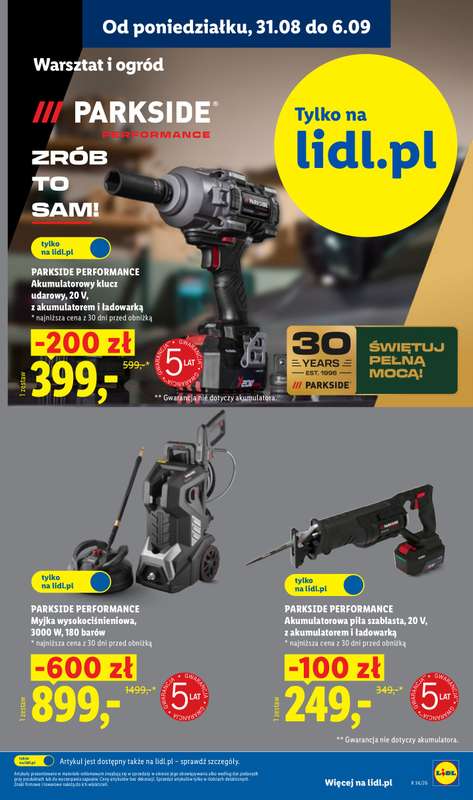 Lidl - gazetka promocyjna Katalog od poniedziałku 31.08 do soboty 05.09 - strona 11