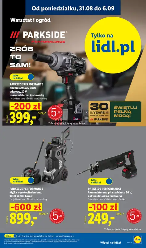 Lidl - gazetka promocyjna Katalog od poniedziałku 31.08 do soboty 05.09 - strona 11