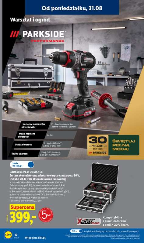 Lidl - gazetka promocyjna Katalog od poniedziałku 31.08 do soboty 05.09 - strona 16
