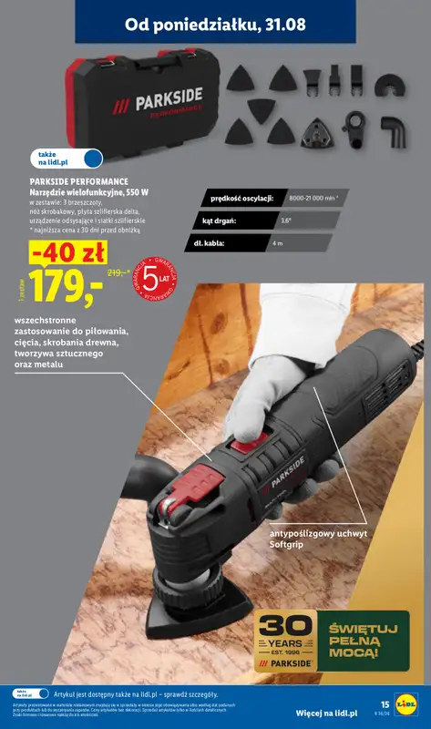 Lidl - gazetka promocyjna Katalog od poniedziałku 31.08 do soboty 05.09 - strona 19