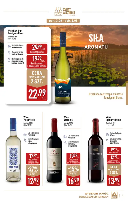 Aldi - gazetka promocyjna Świat alkoholi od poniedziałku 03.08 do niedzieli 30.08 - strona 6