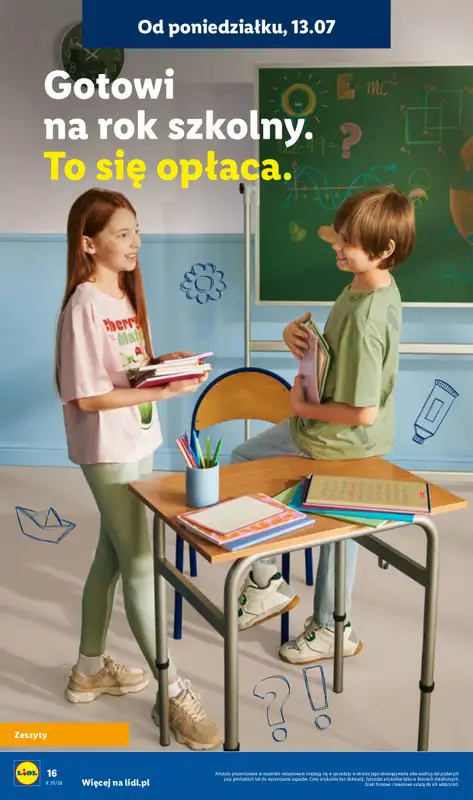 Lidl - gazetka promocyjna Kompletna Wyprawka W Megacenach od wtorku 14.07 do poniedziałku 31.08 - strona 18