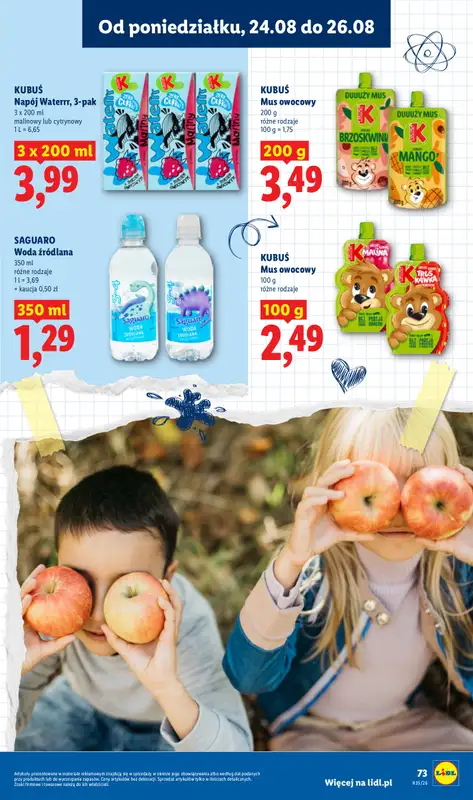 Lidl - gazetka promocyjna Kompletna Wyprawka W Megacenach od wtorku 14.07 do poniedziałku 31.08 - strona 77
