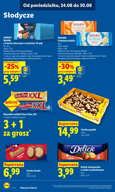 Lidl - gazetka promocyjna Oferta od poniedziałku od poniedziałku 24.08 do środy 26.08 - strona 82