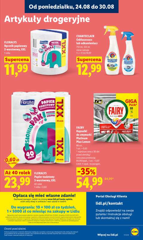 Lidl - gazetka promocyjna Oferta od poniedziałku od poniedziałku 24.08 do środy 26.08 - strona 93