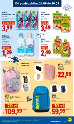 Lidl - gazetka promocyjna Oferta od poniedziałku od poniedziałku 24.08 do środy 26.08 - strona 69