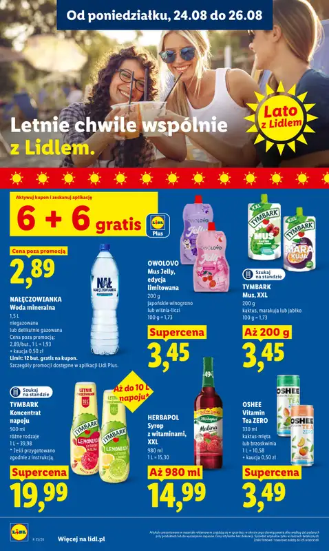 Lidl - gazetka promocyjna Oferta od poniedziałku od poniedziałku 24.08 do środy 26.08 - strona 74