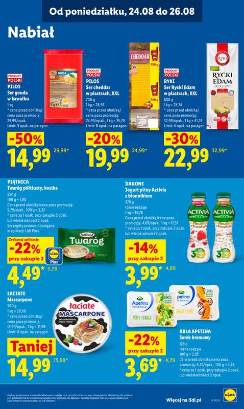 Lidl - gazetka promocyjna Oferta od poniedziałku od poniedziałku 24.08 do środy 26.08 - strona 51