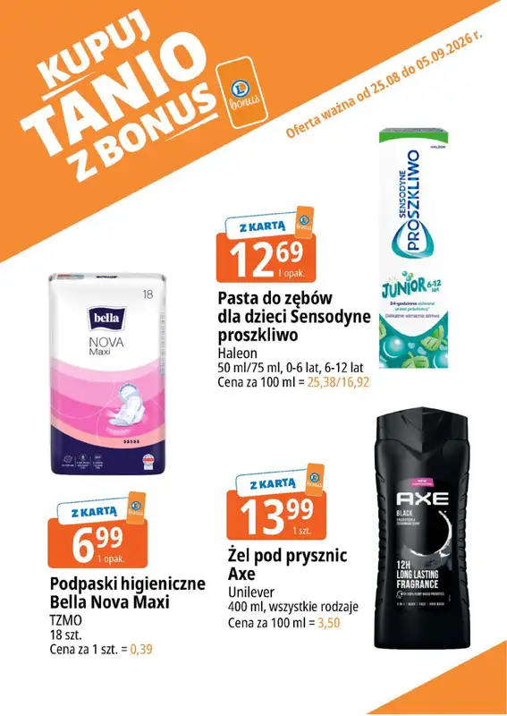 Leclerc - gazetka promocyjna Kupuj tanio z bonus od wtorku 25.08 do soboty 05.09 - strona 15