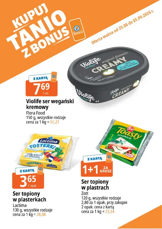 Leclerc - gazetka promocyjna Kupuj tanio z bonus od wtorku 25.08 do soboty 05.09 - strona 4