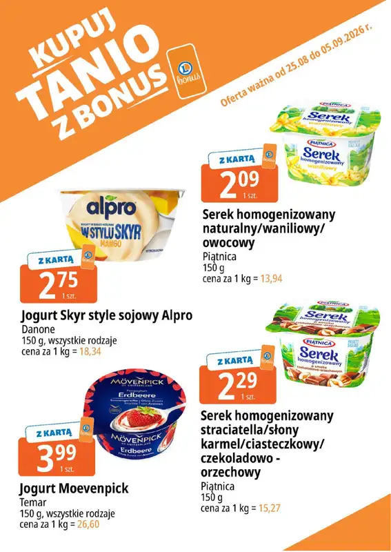Leclerc - gazetka promocyjna Kupuj tanio z bonus od wtorku 25.08 do soboty 05.09 - strona 9