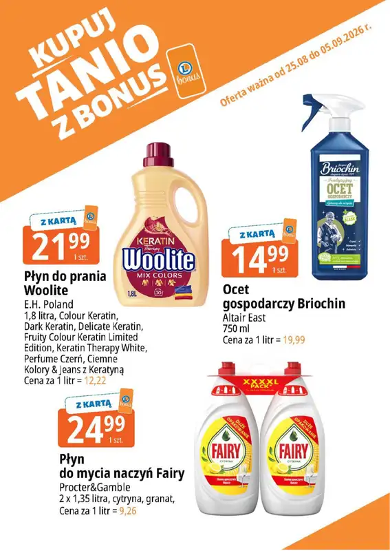 Leclerc - gazetka promocyjna Kupuj tanio z bonus od wtorku 25.08 do soboty 05.09 - strona 14