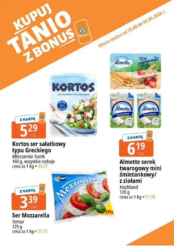 Leclerc - gazetka promocyjna Kupuj tanio z bonus od wtorku 25.08 do soboty 05.09 - strona 8