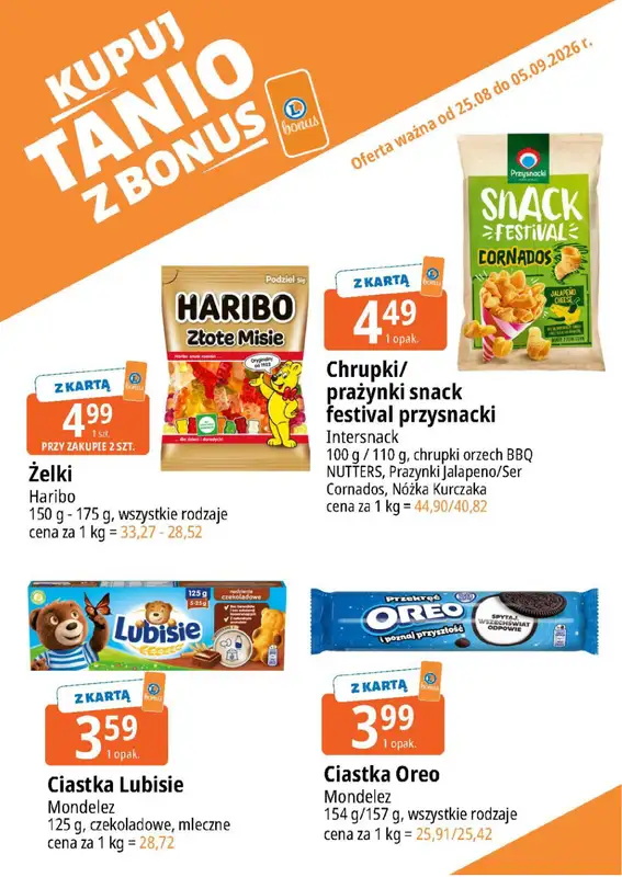 Leclerc - gazetka promocyjna Kupuj tanio z bonus od wtorku 25.08 do soboty 05.09 - strona 17
