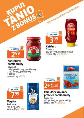 Leclerc - gazetka promocyjna Kupuj tanio z bonus od wtorku 25.08 do soboty 05.09