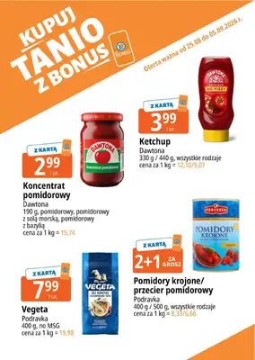 Leclerc - gazetka promocyjna Kupuj tanio z bonus od wtorku 25.08 do soboty 05.09