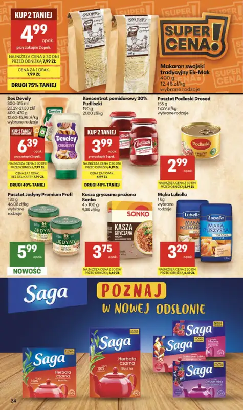 Delikatesy Centrum - gazetka promocyjna Gazetka  do środy 02.09 - strona 24