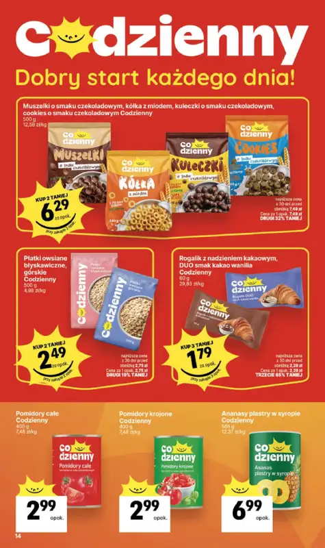 Delikatesy Centrum - gazetka promocyjna Gazetka  do środy 02.09 - strona 14