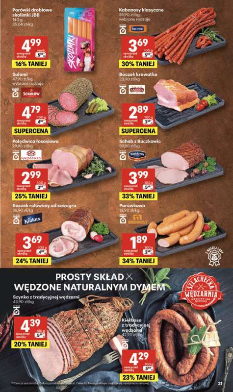 Delikatesy Centrum - gazetka promocyjna Gazetka  do środy 02.09 - strona 21