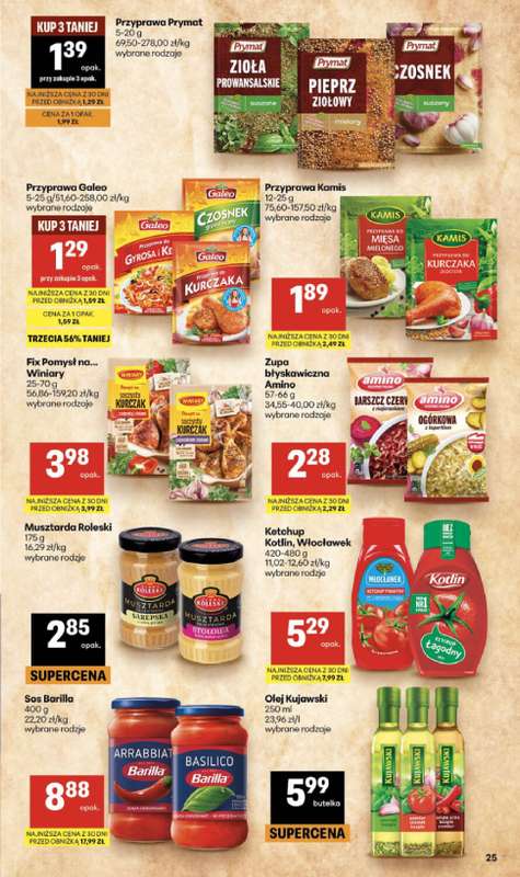 Delikatesy Centrum - gazetka promocyjna Gazetka  do środy 02.09 - strona 25