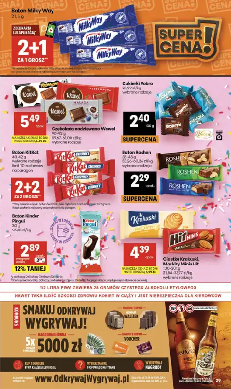 Delikatesy Centrum - gazetka promocyjna Gazetka  do środy 02.09 - strona 29